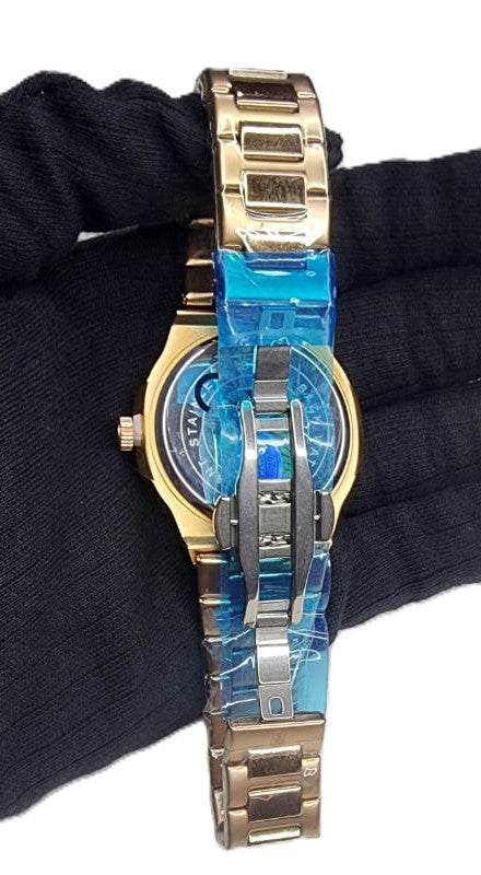 POEDAGAR PREMIUM WATCH (GOLDEN AND BLUE)